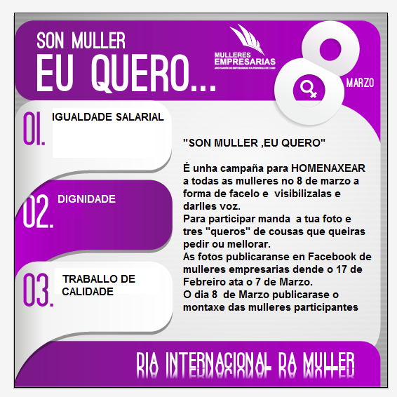 "SON MULLER, EU QUERO"